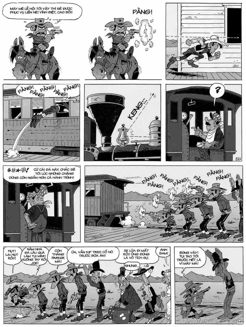 Truyện Tranh Cuộc Phiêu Lưu Kỳ Thú Của Lucky Luke trang 3