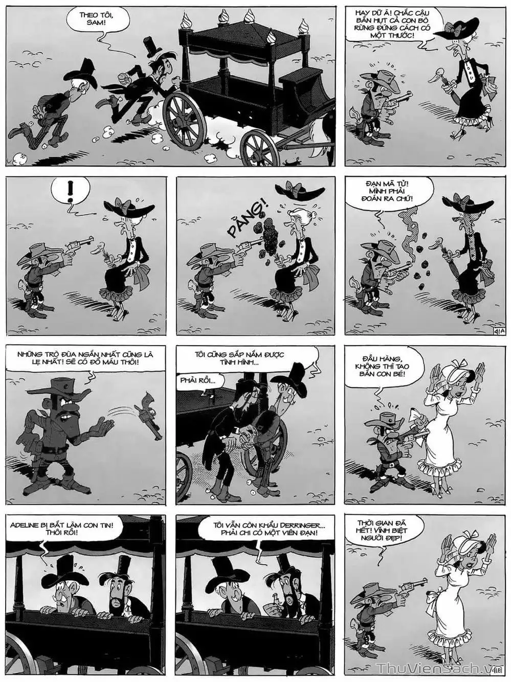 Truyện Tranh Cuộc Phiêu Lưu Kỳ Thú Của Lucky Luke trang 3
