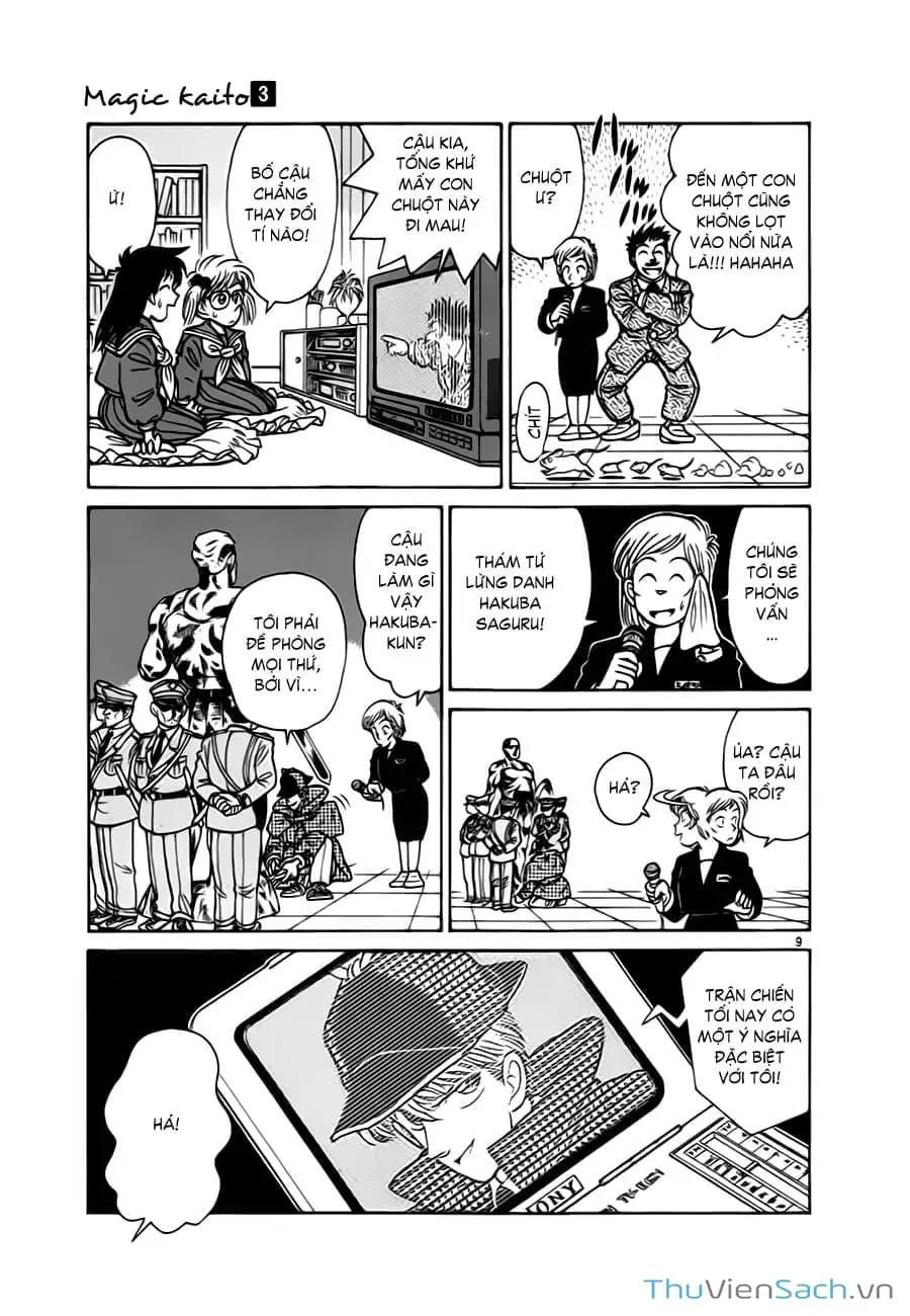 Truyện Tranh Siêu Đạo Chích Kid - Magic Kaito trang 4