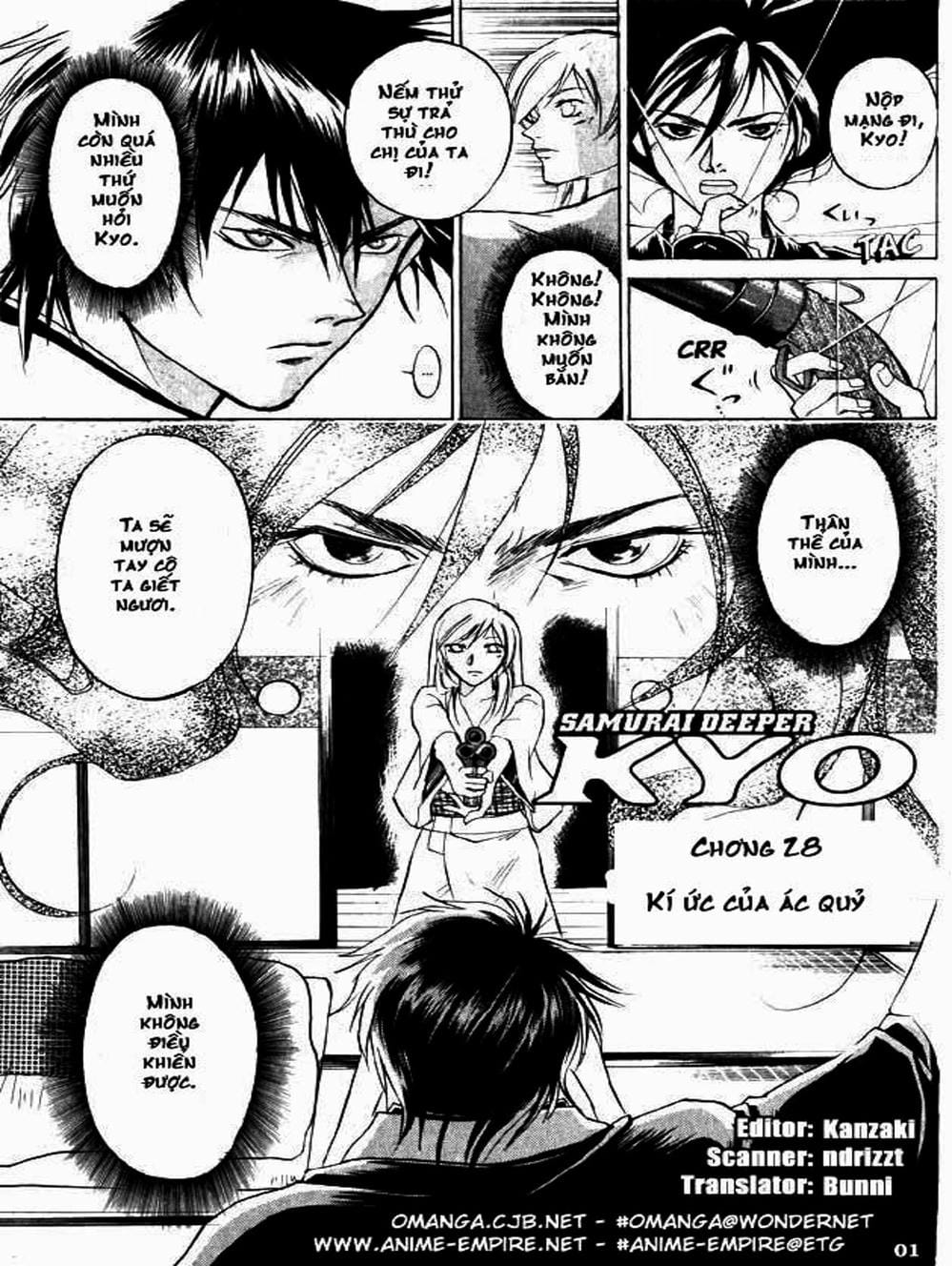 Truyện Tranh Mắt Quỷ Kyo - Samurai Deeper Kyo trang 3