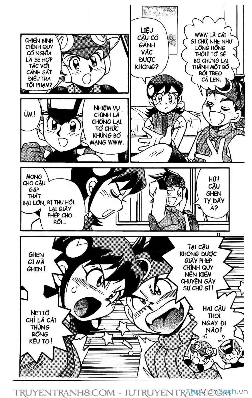 Truyện Tranh Rockman Chiến Binh Thế Giới Ảo trang 4