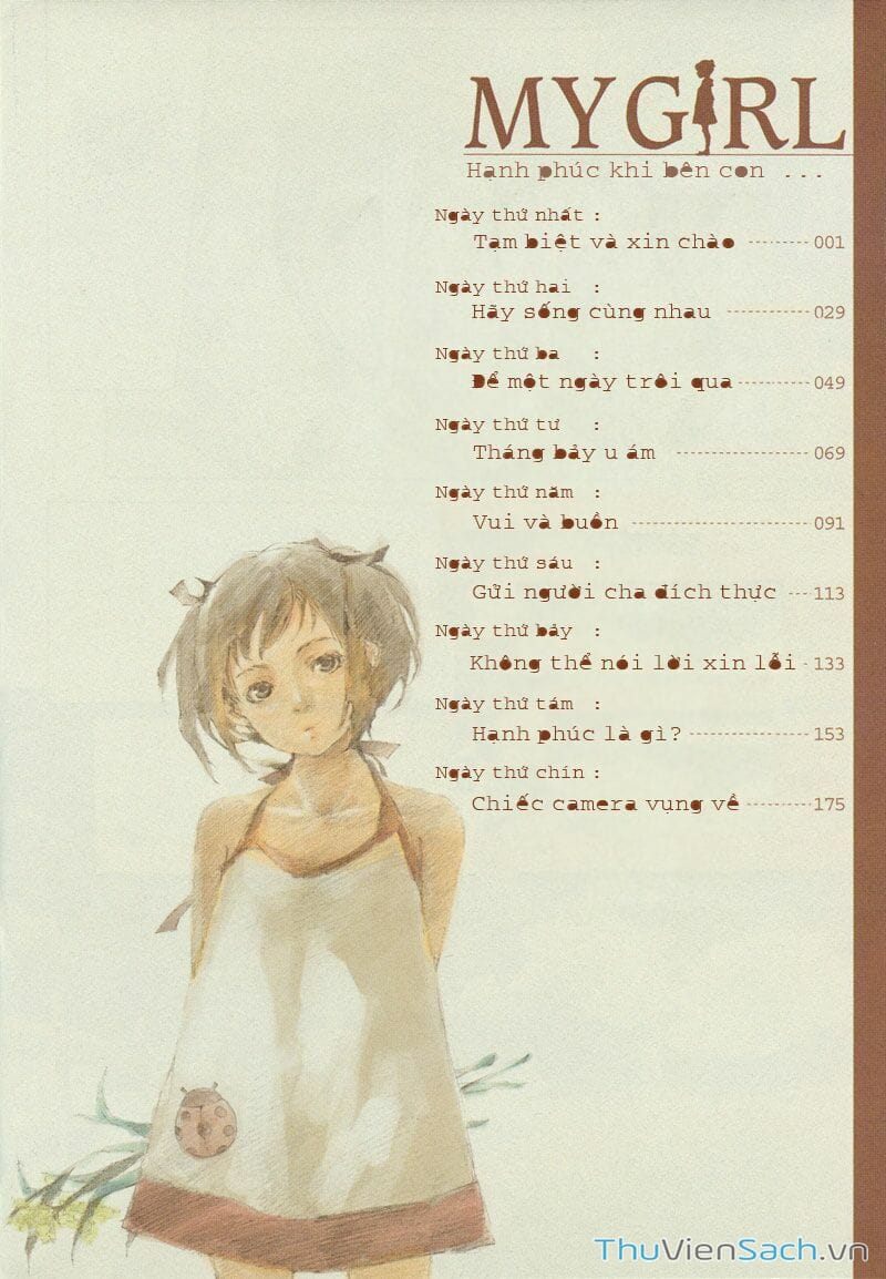 Truyện Tranh Con Gái Của Ba - My Girl trang 3