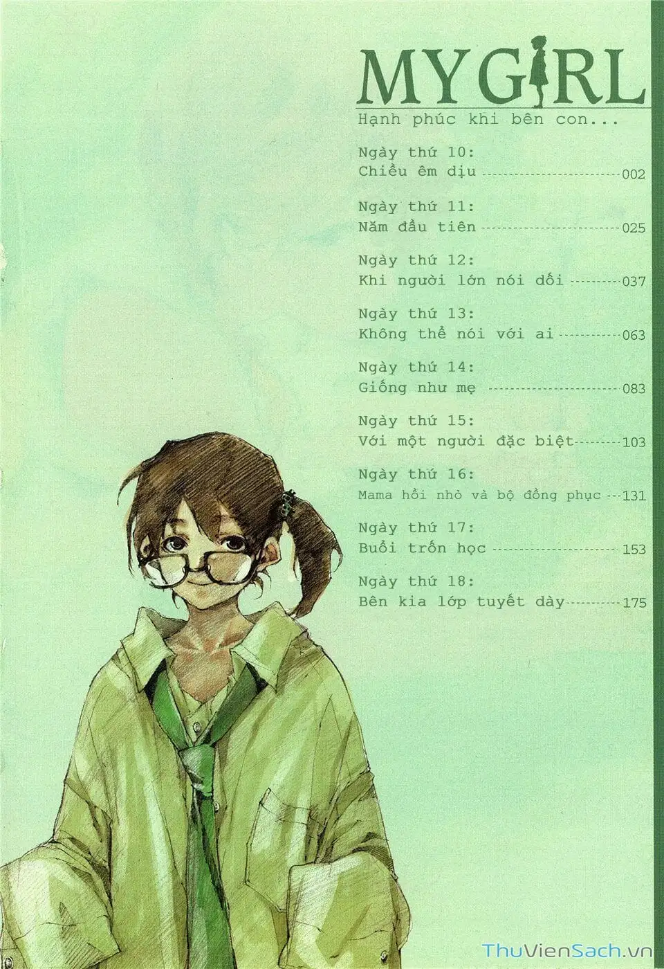 Truyện Tranh Con Gái Của Ba - My Girl trang 3