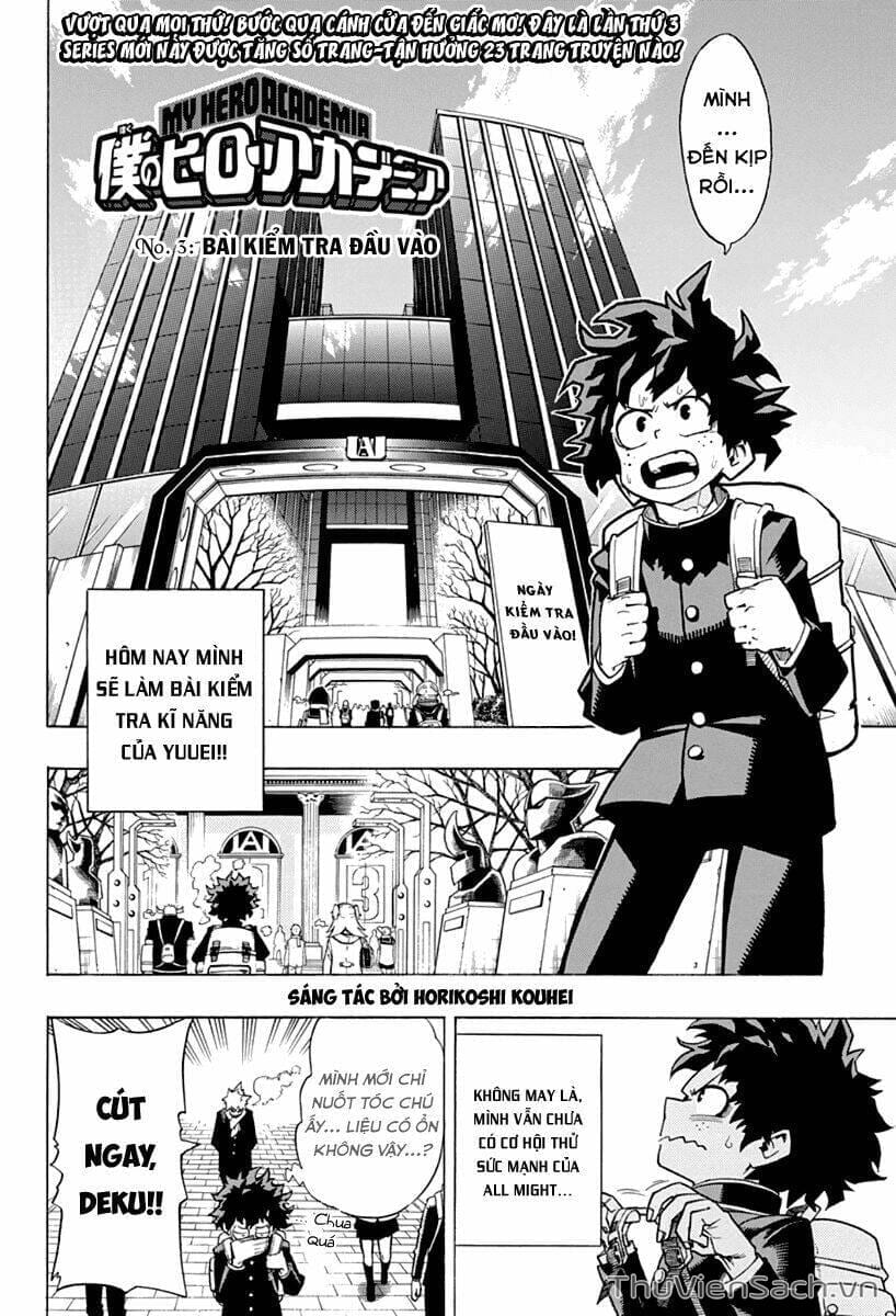 Truyện Tranh Học Viện Siêu Anh Hùng - My Hero Academia trang 5