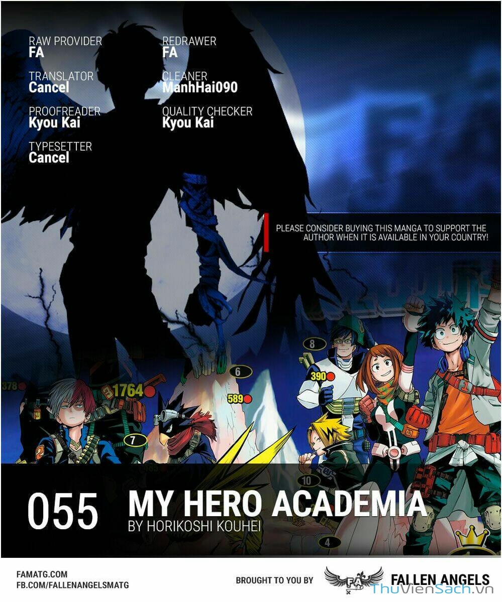 Truyện Tranh Học Viện Siêu Anh Hùng - My Hero Academia trang 1109