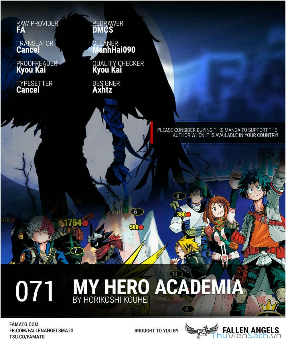 Truyện Tranh Học Viện Siêu Anh Hùng - My Hero Academia trang 1447