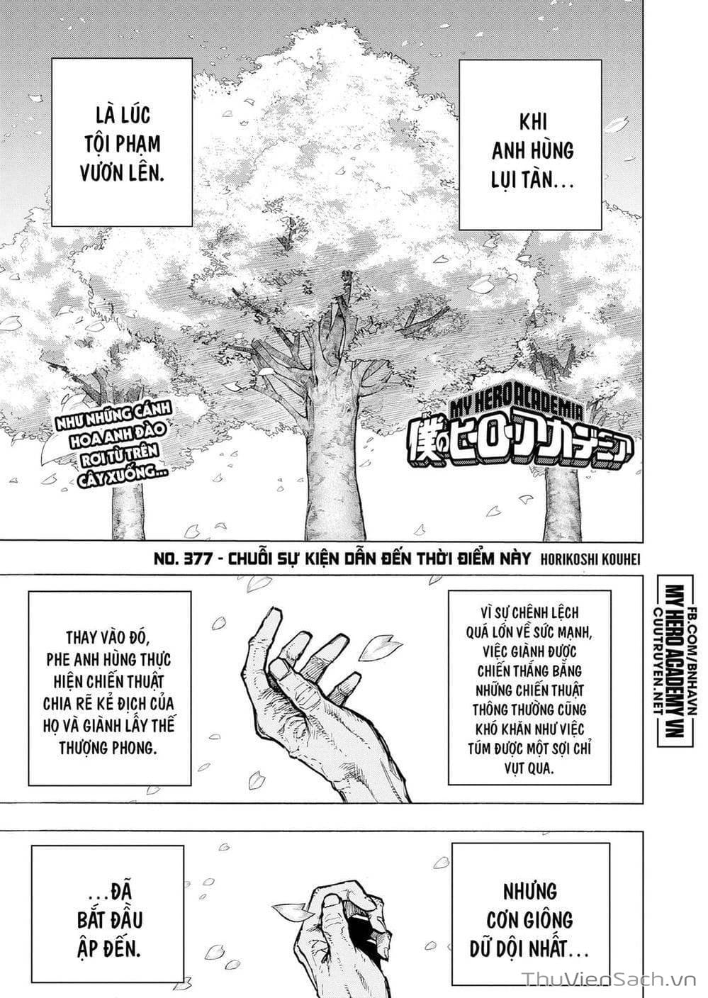 Truyện Tranh Học Viện Siêu Anh Hùng - My Hero Academia trang 5