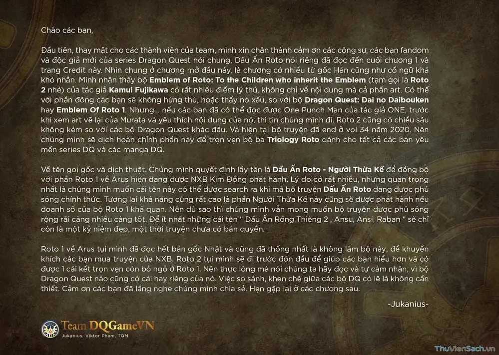 Truyện Tranh Dấu Ấn Rồng Thiêng - Người Kế Thừa Thánh Huy trang 3