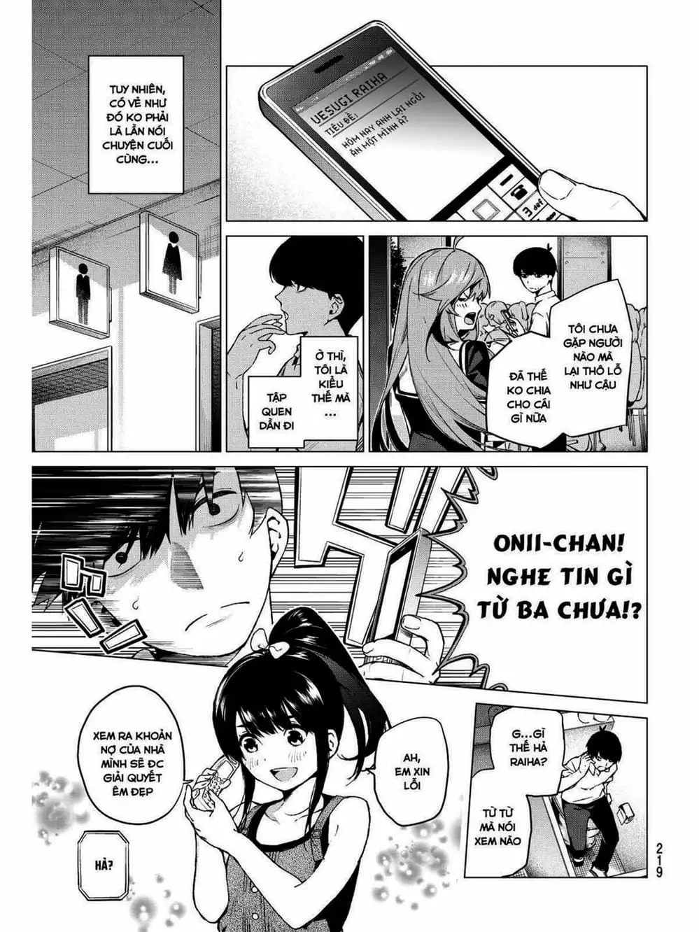 Truyện Tranh Nhà Có 5 Nàng Dâu - Gotoubun No Hanayome trang 6