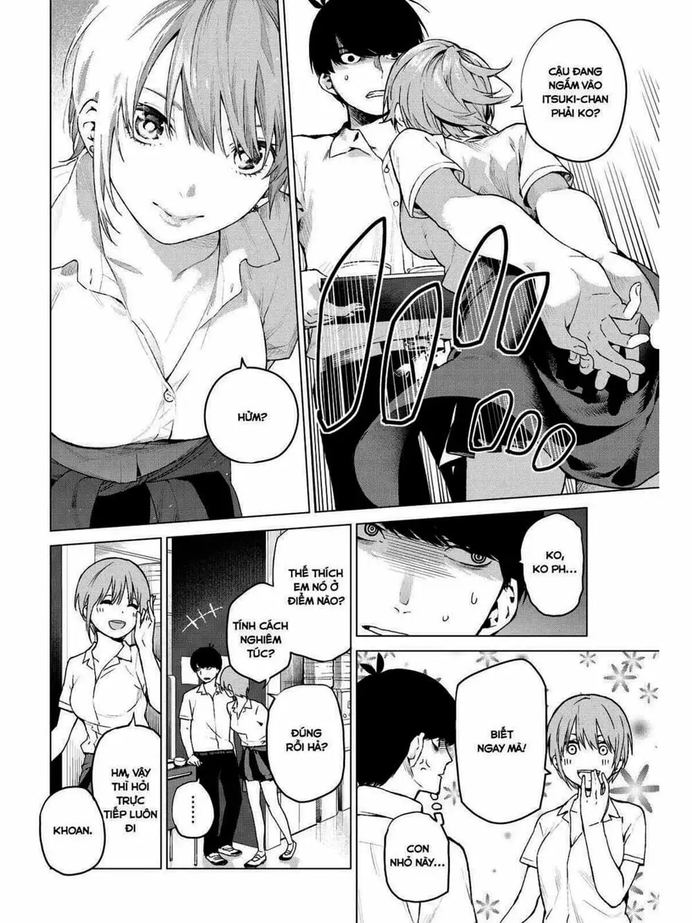 Truyện Tranh Nhà Có 5 Nàng Dâu - Gotoubun No Hanayome trang 6