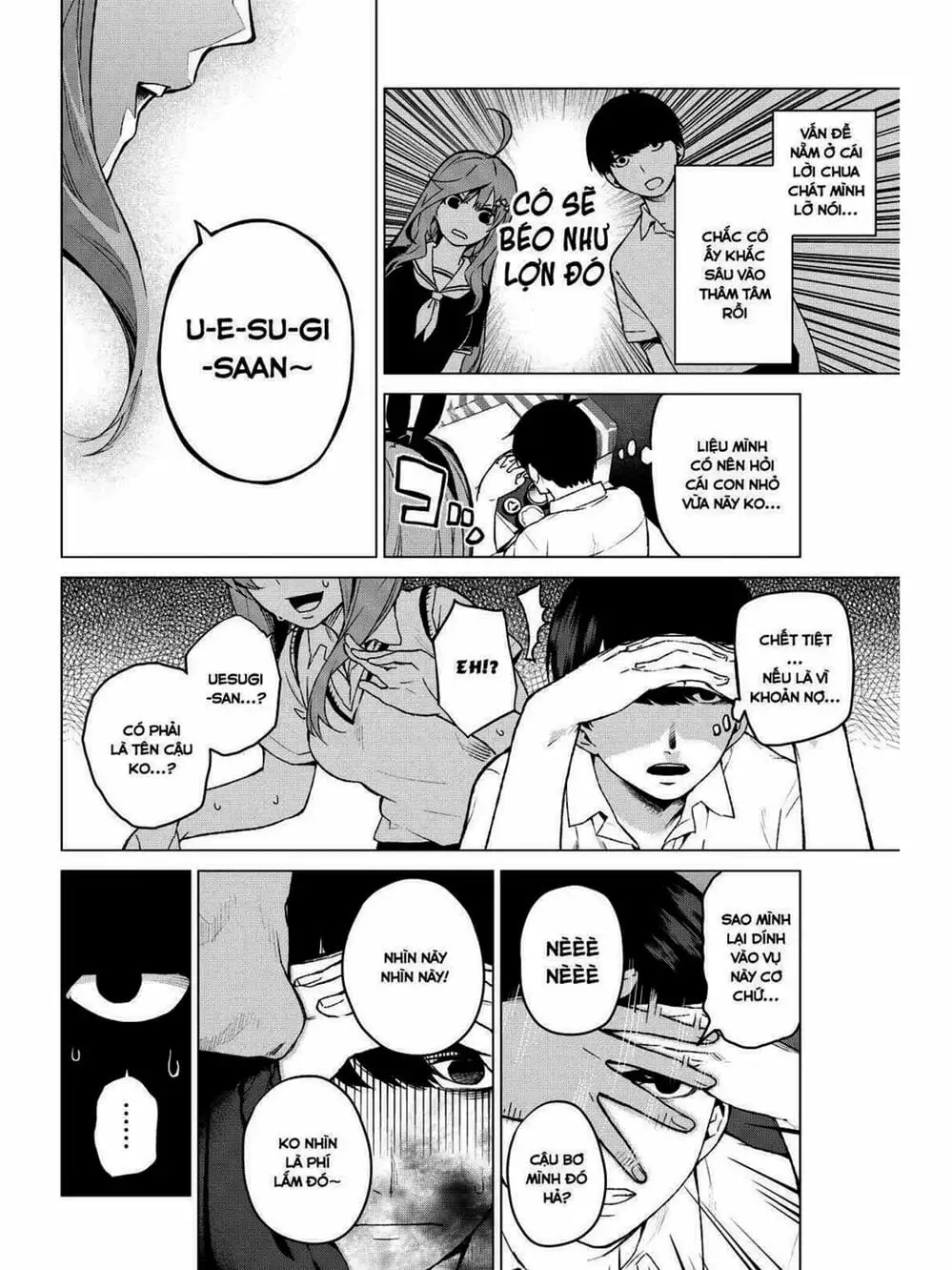 Truyện Tranh Nhà Có 5 Nàng Dâu - Gotoubun No Hanayome trang 6