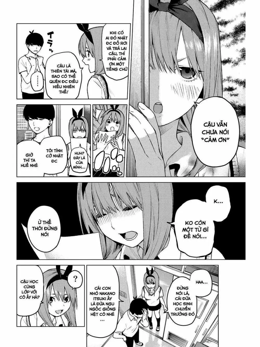 Truyện Tranh Nhà Có 5 Nàng Dâu - Gotoubun No Hanayome trang 6