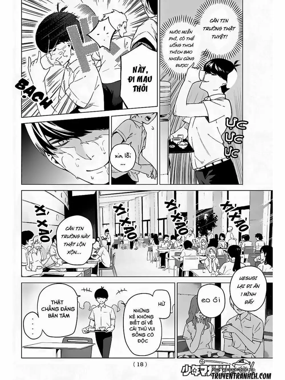 Truyện Tranh Nhà Có 5 Nàng Dâu - Gotoubun No Hanayome trang 6