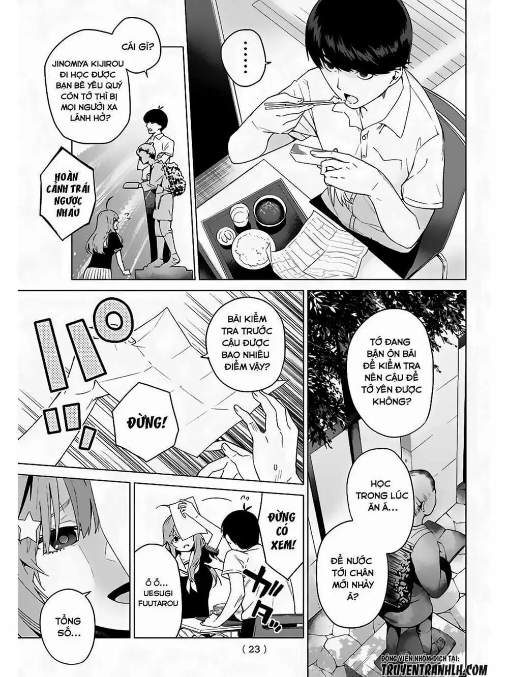 Truyện Tranh Nhà Có 5 Nàng Dâu - Gotoubun No Hanayome trang 6