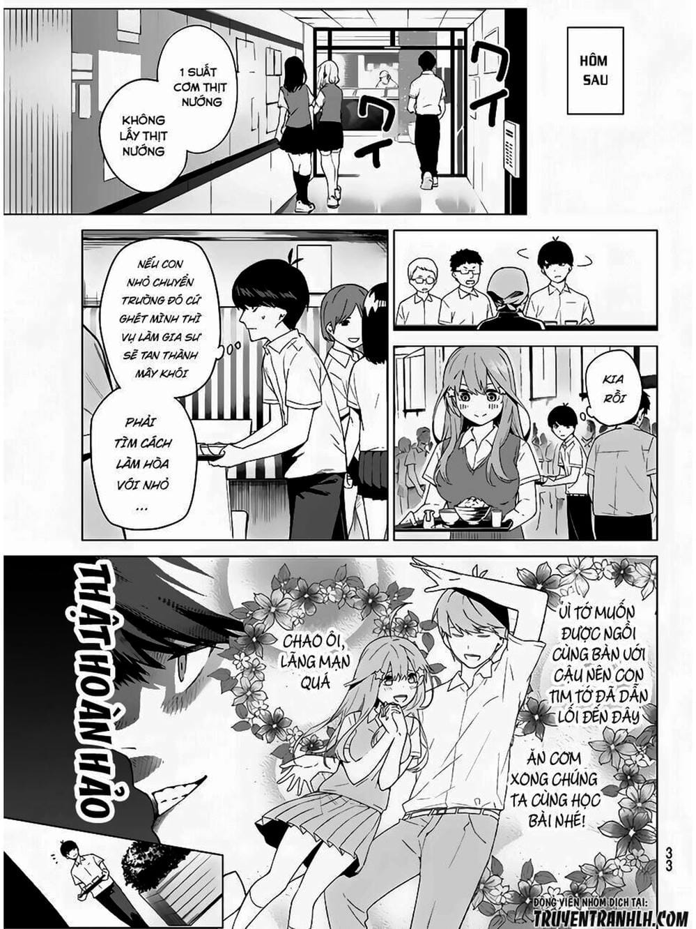 Truyện Tranh Nhà Có 5 Nàng Dâu - Gotoubun No Hanayome trang 6