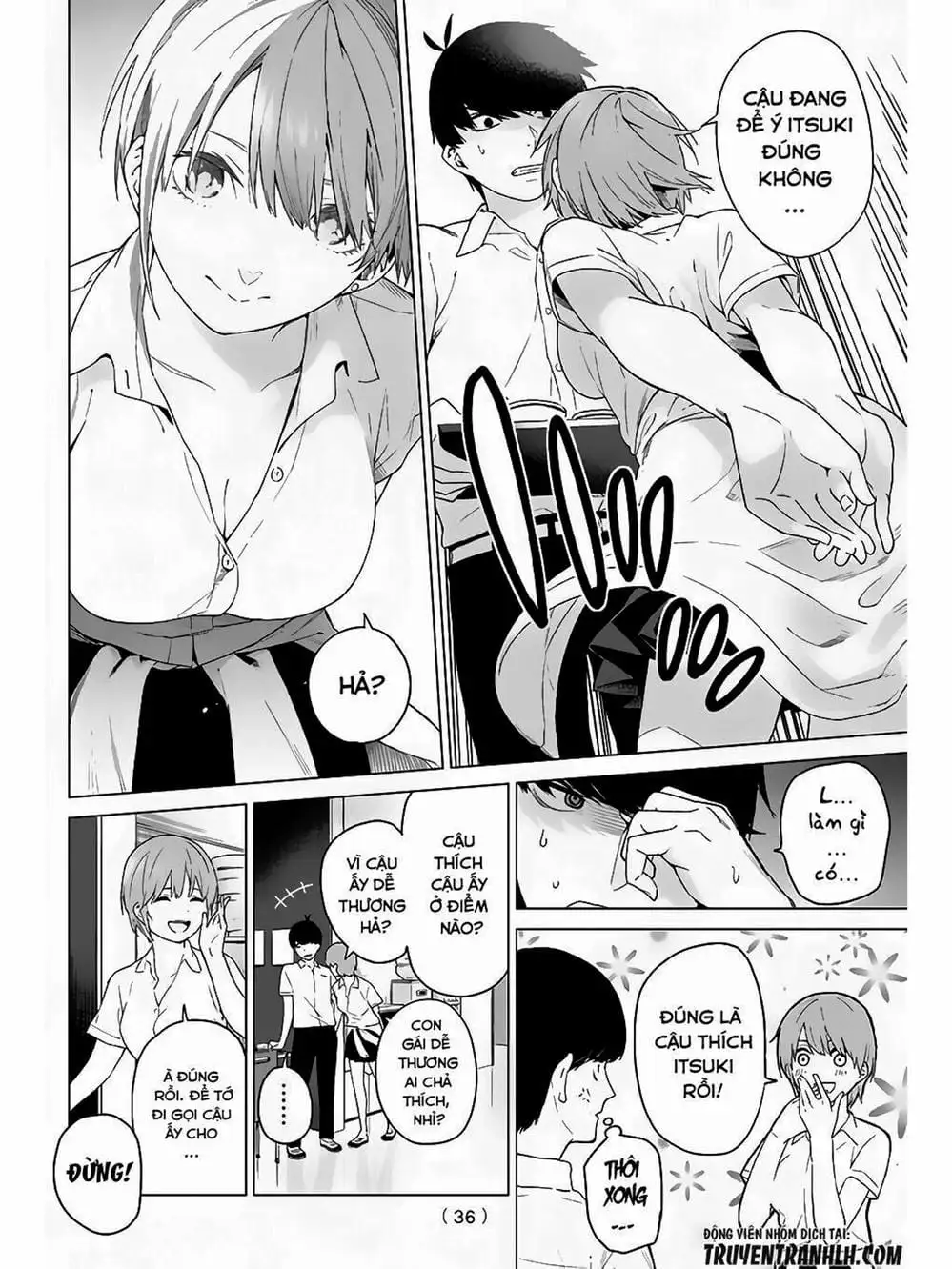 Truyện Tranh Nhà Có 5 Nàng Dâu - Gotoubun No Hanayome trang 6