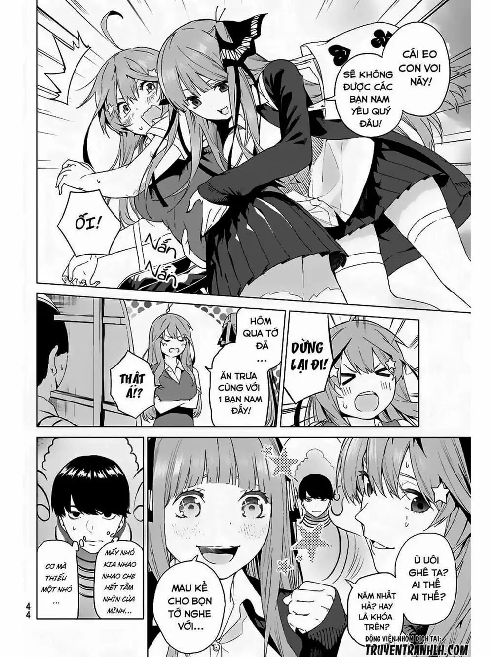 Truyện Tranh Nhà Có 5 Nàng Dâu - Gotoubun No Hanayome trang 6