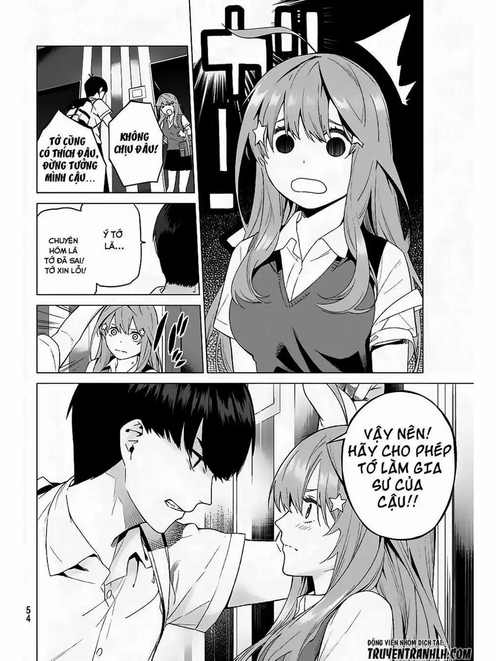 Truyện Tranh Nhà Có 5 Nàng Dâu - Gotoubun No Hanayome trang 6
