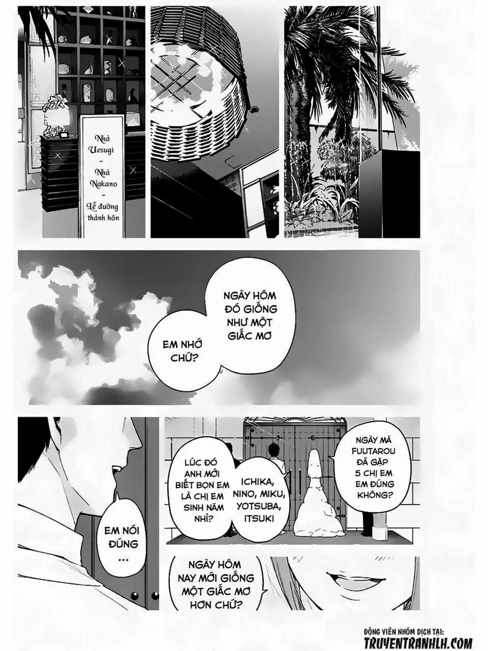 Truyện Tranh Nhà Có 5 Nàng Dâu - Gotoubun No Hanayome trang 6