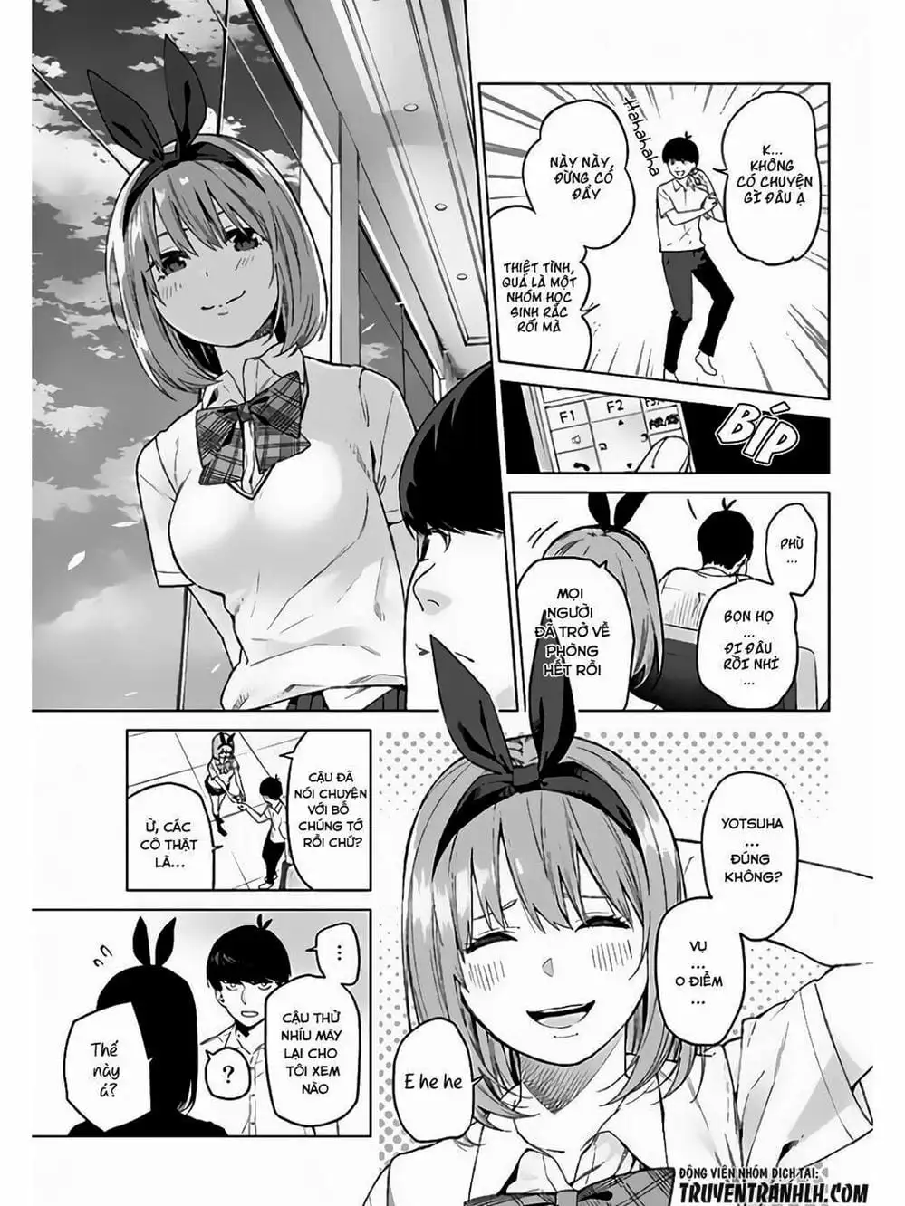 Truyện Tranh Nhà Có 5 Nàng Dâu - Gotoubun No Hanayome trang 6