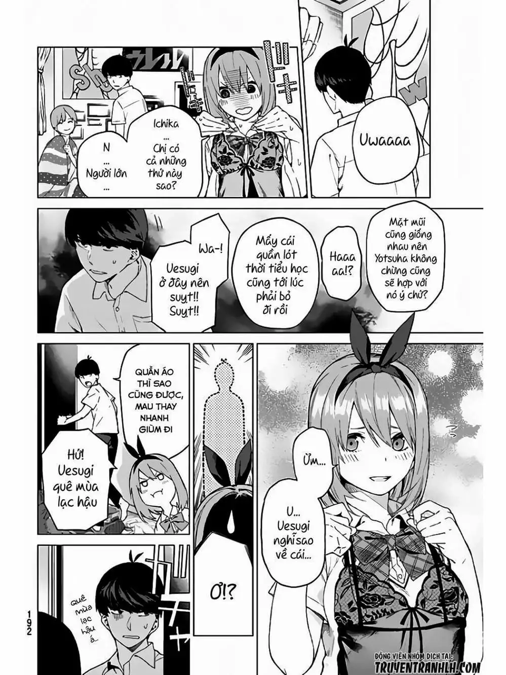 Truyện Tranh Nhà Có 5 Nàng Dâu - Gotoubun No Hanayome trang 6