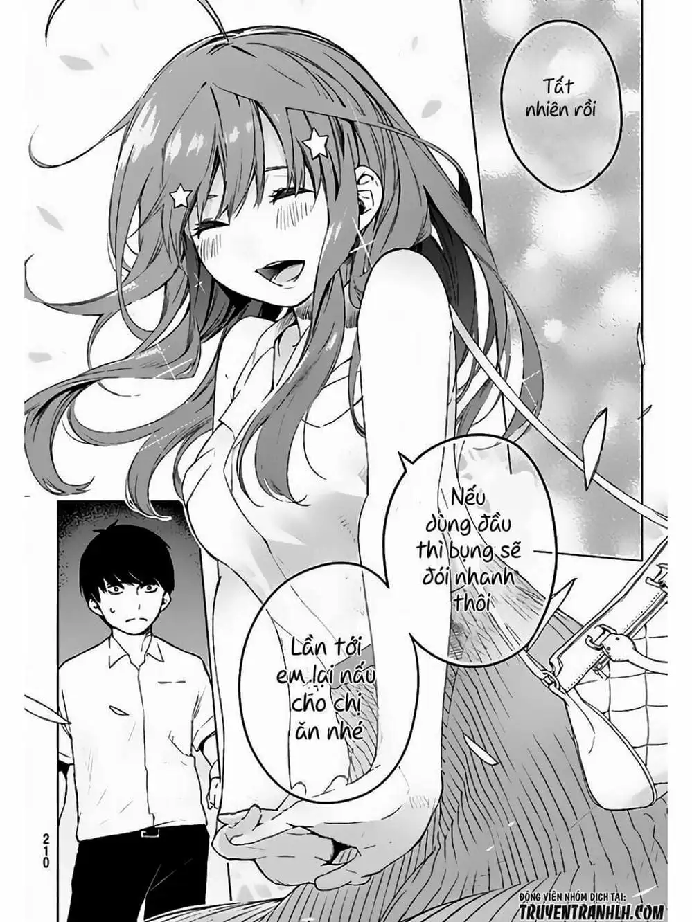 Truyện Tranh Nhà Có 5 Nàng Dâu - Gotoubun No Hanayome trang 6