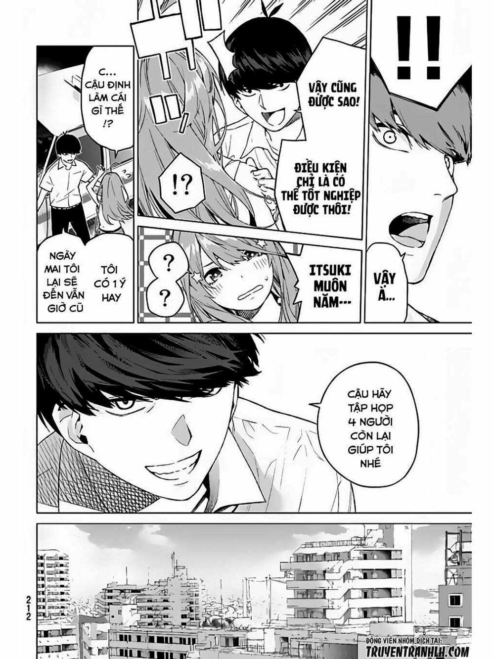 Truyện Tranh Nhà Có 5 Nàng Dâu - Gotoubun No Hanayome trang 6