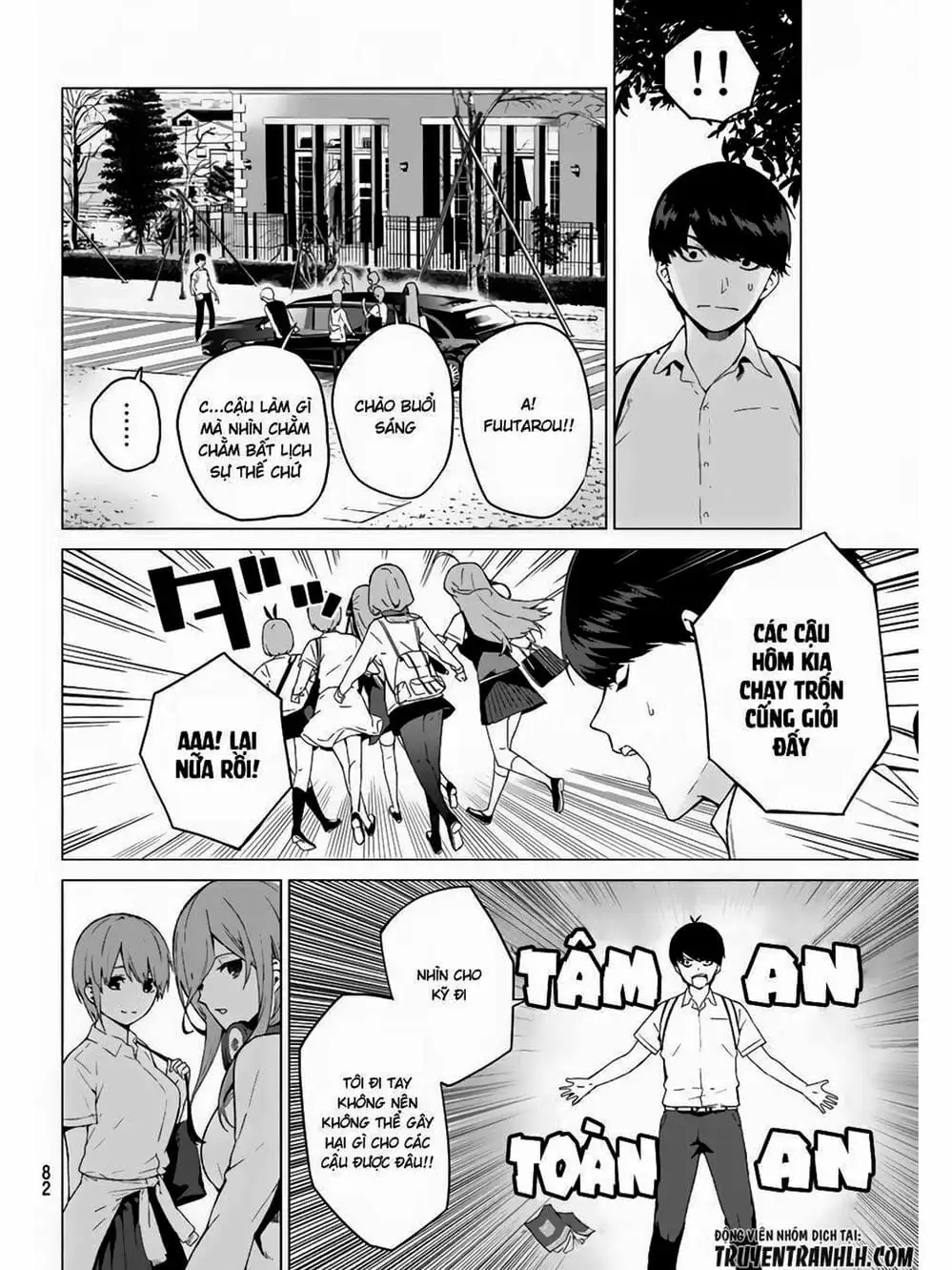 Truyện Tranh Nhà Có 5 Nàng Dâu - Gotoubun No Hanayome trang 6