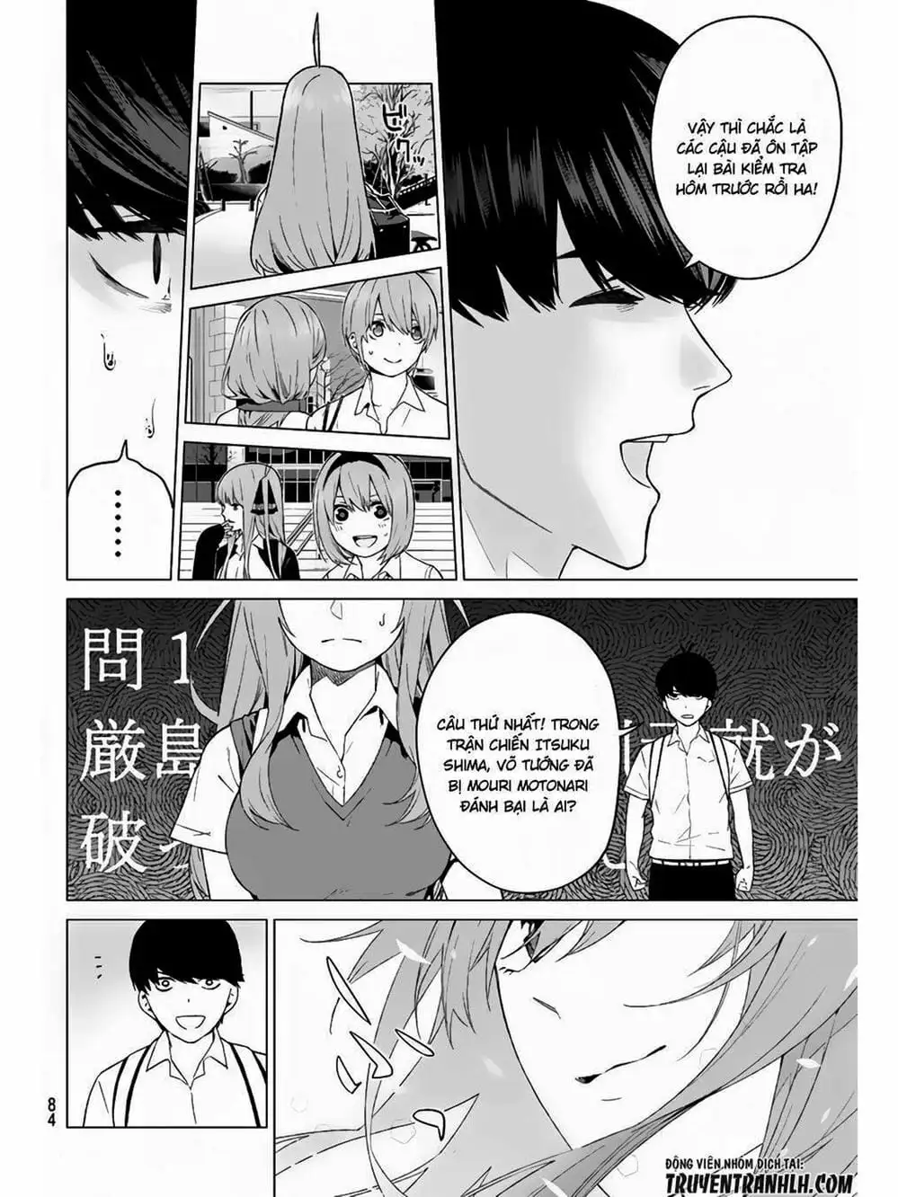 Truyện Tranh Nhà Có 5 Nàng Dâu - Gotoubun No Hanayome trang 6