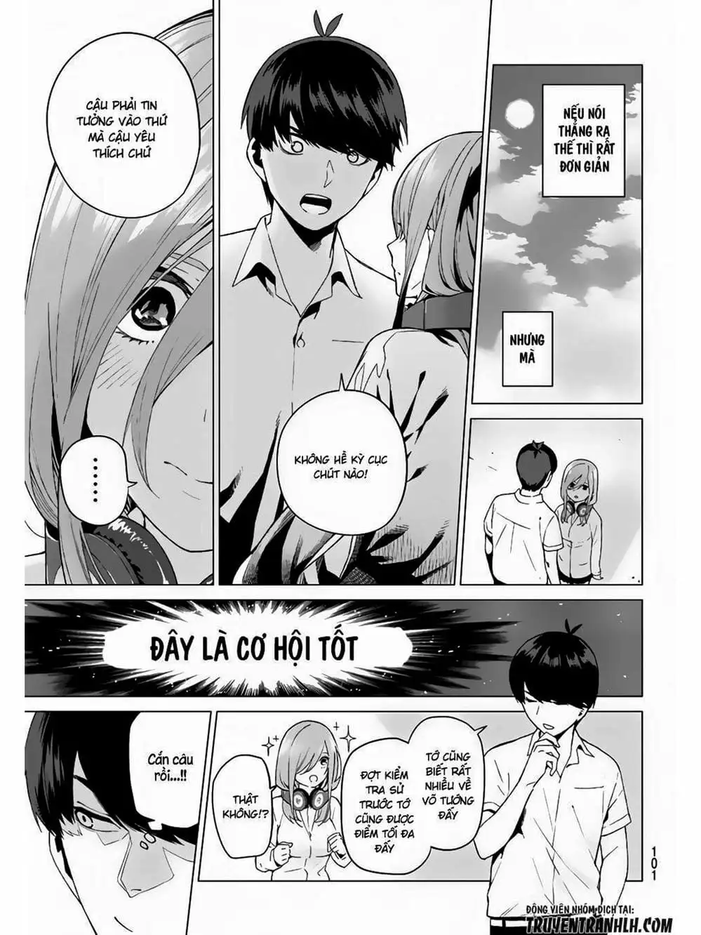 Truyện Tranh Nhà Có 5 Nàng Dâu - Gotoubun No Hanayome trang 6