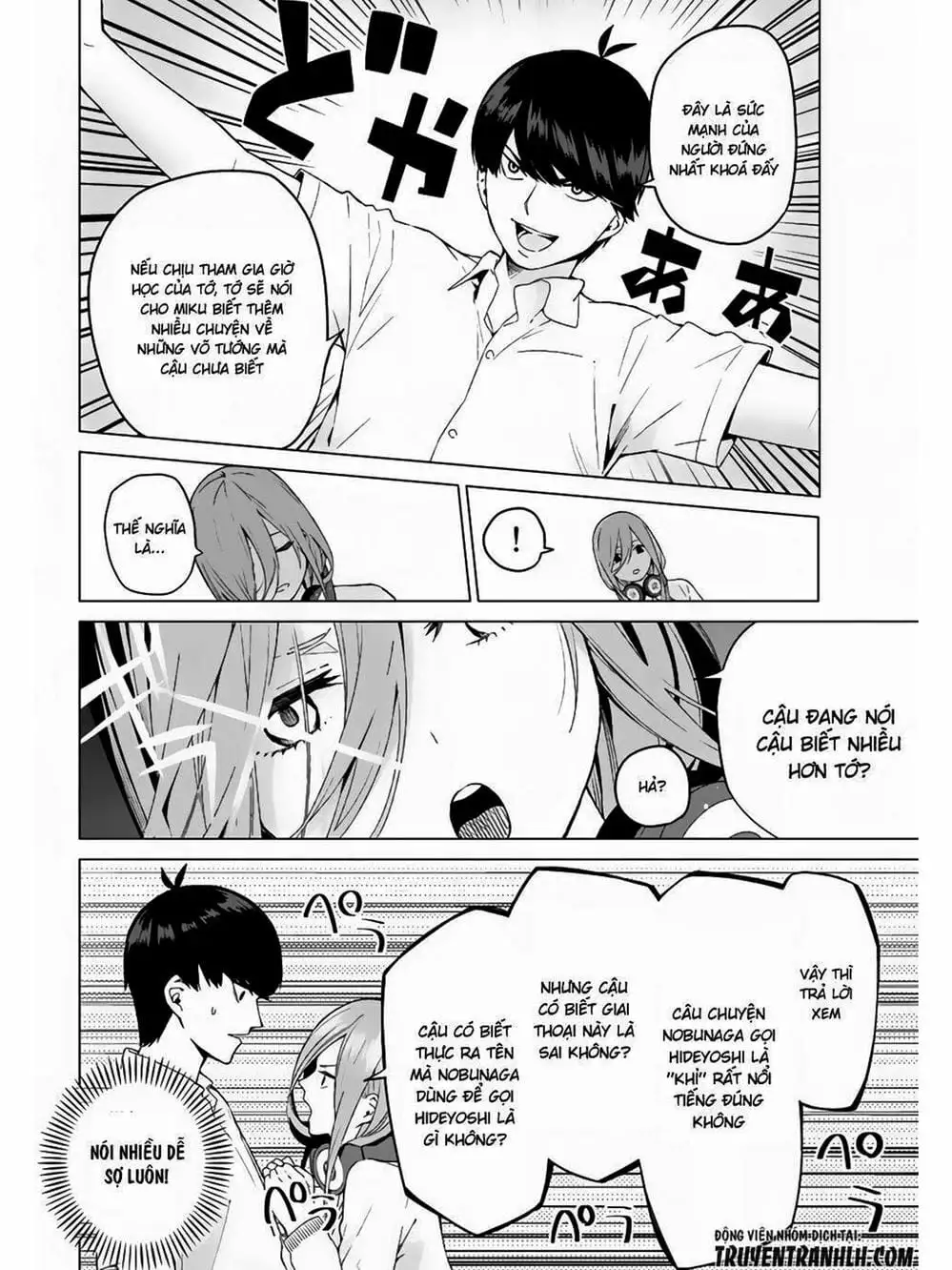 Truyện Tranh Nhà Có 5 Nàng Dâu - Gotoubun No Hanayome trang 6