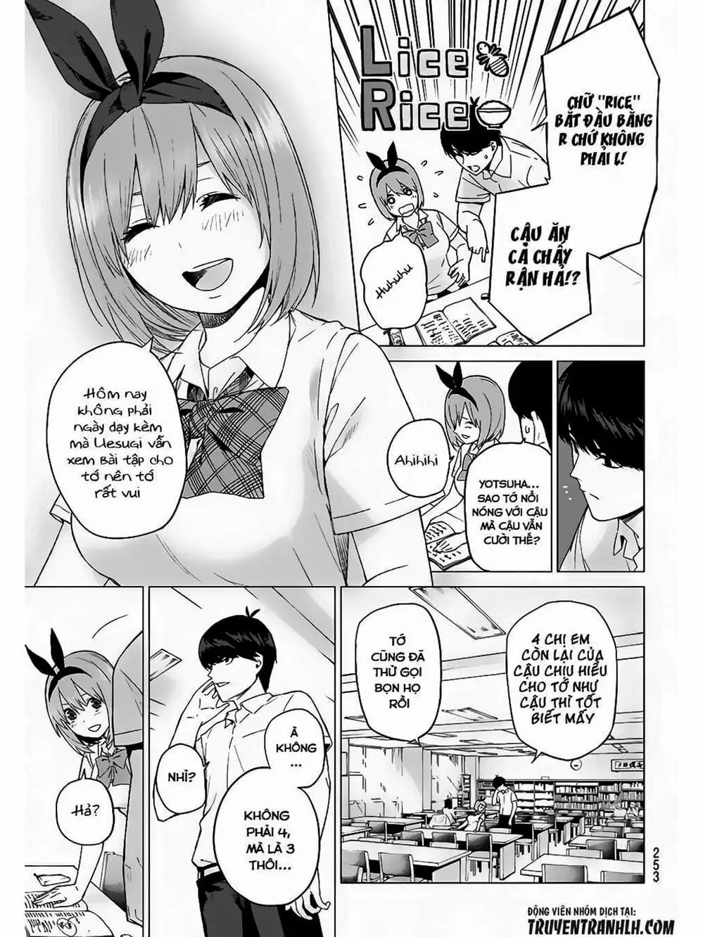 Truyện Tranh Nhà Có 5 Nàng Dâu - Gotoubun No Hanayome trang 6