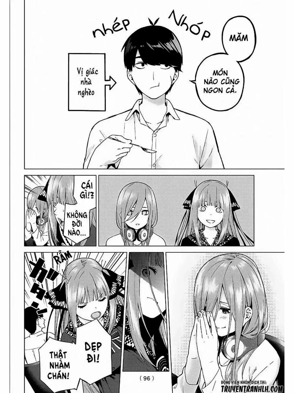 Truyện Tranh Nhà Có 5 Nàng Dâu - Gotoubun No Hanayome trang 6