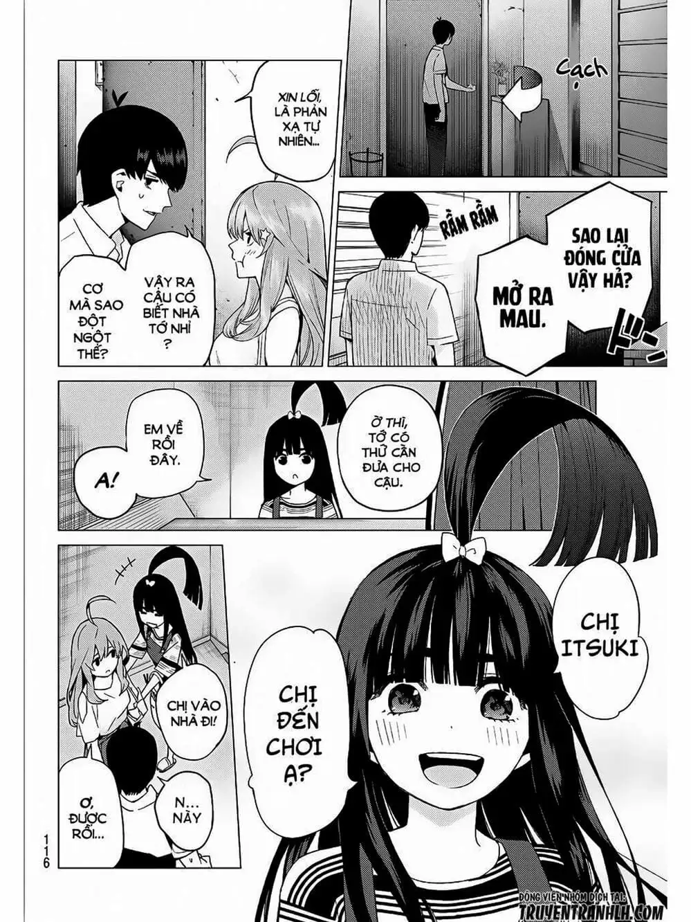 Truyện Tranh Nhà Có 5 Nàng Dâu - Gotoubun No Hanayome trang 6