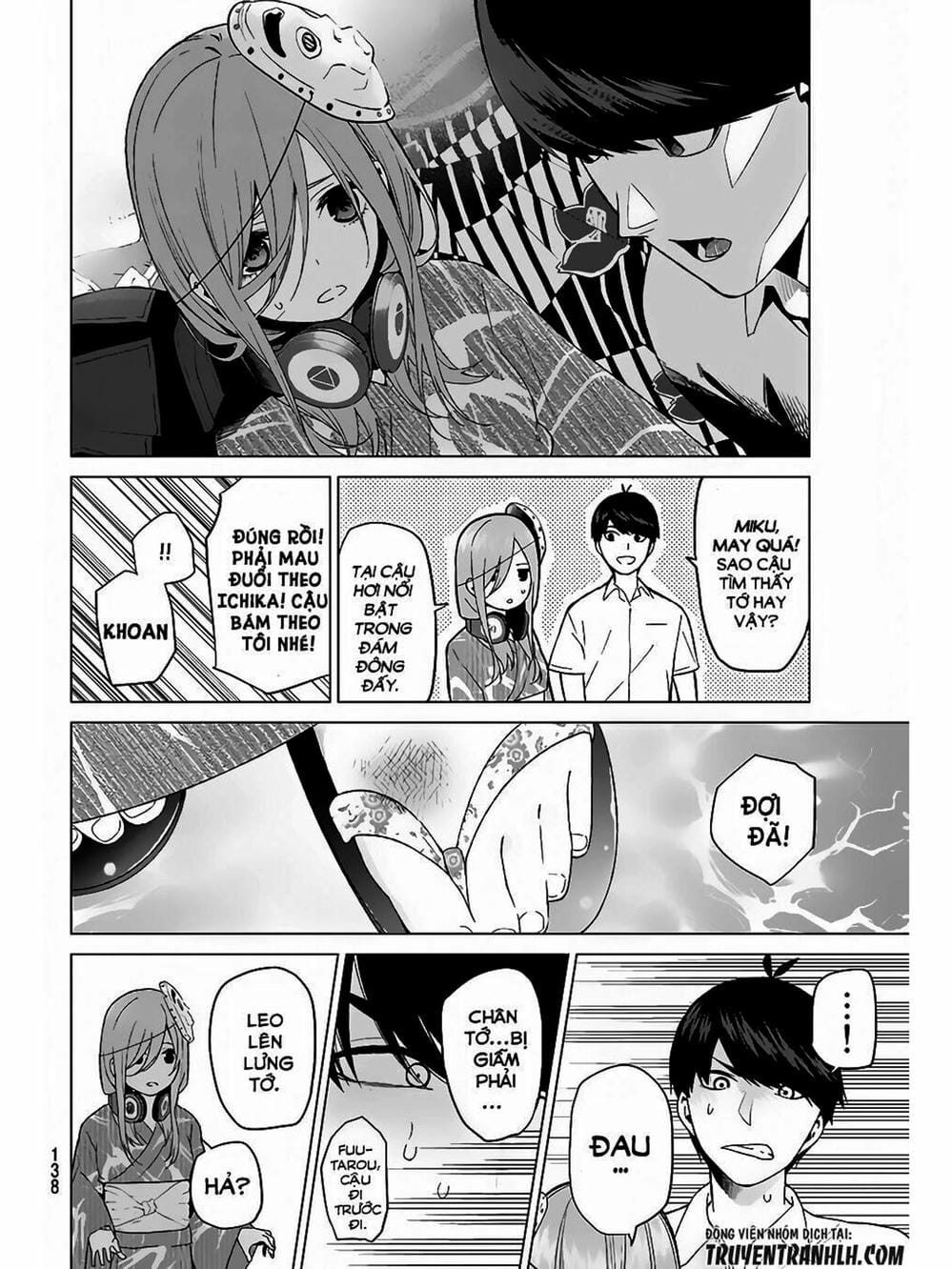 Truyện Tranh Nhà Có 5 Nàng Dâu - Gotoubun No Hanayome trang 6