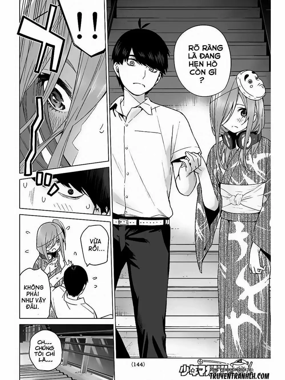 Truyện Tranh Nhà Có 5 Nàng Dâu - Gotoubun No Hanayome trang 6