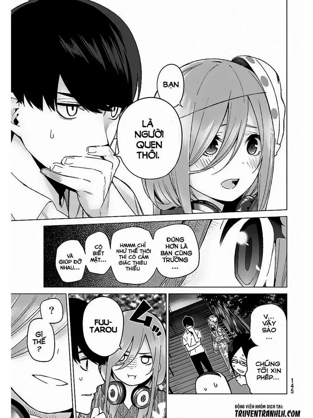 Truyện Tranh Nhà Có 5 Nàng Dâu - Gotoubun No Hanayome trang 6