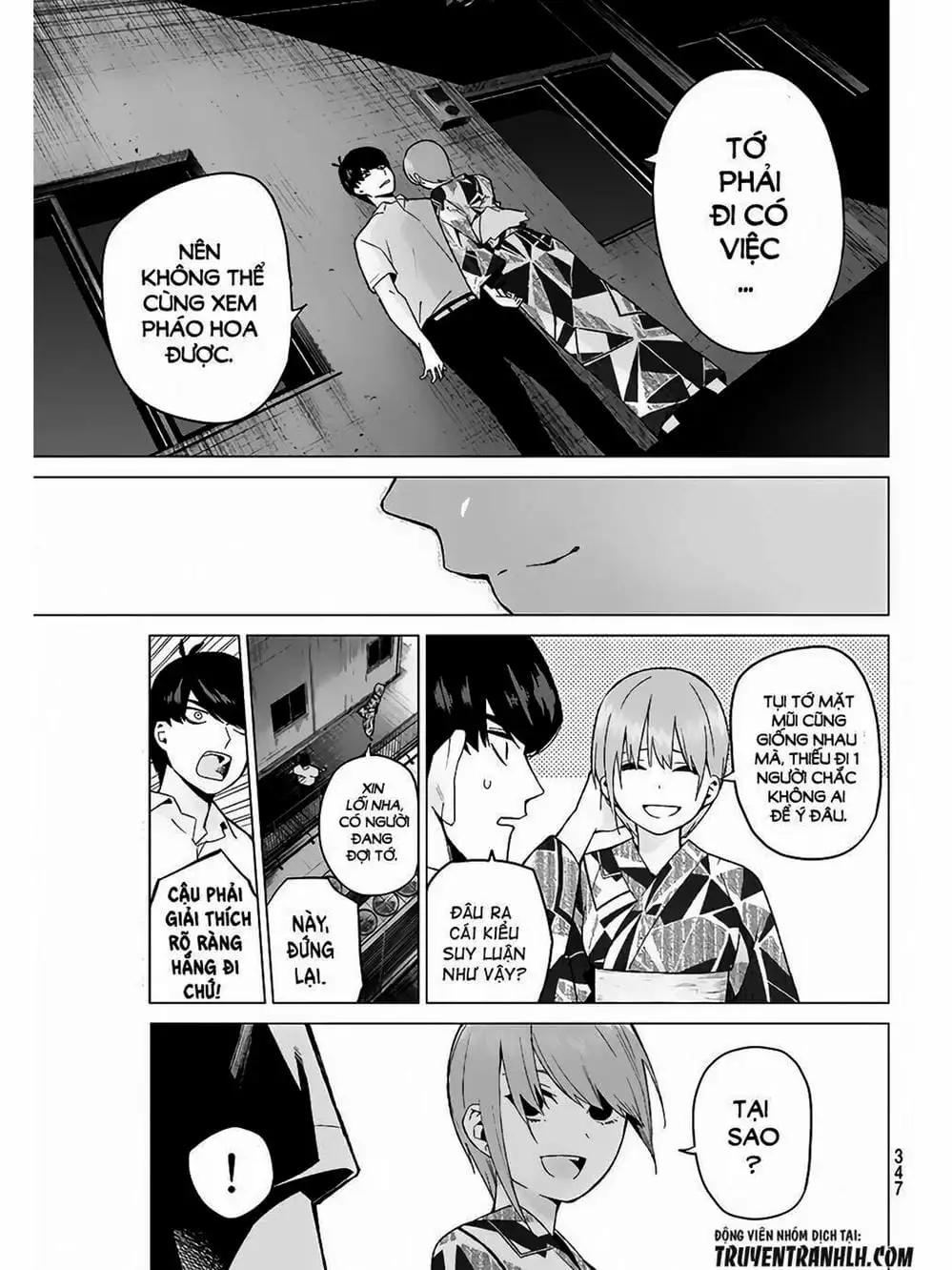 Truyện Tranh Nhà Có 5 Nàng Dâu - Gotoubun No Hanayome trang 6