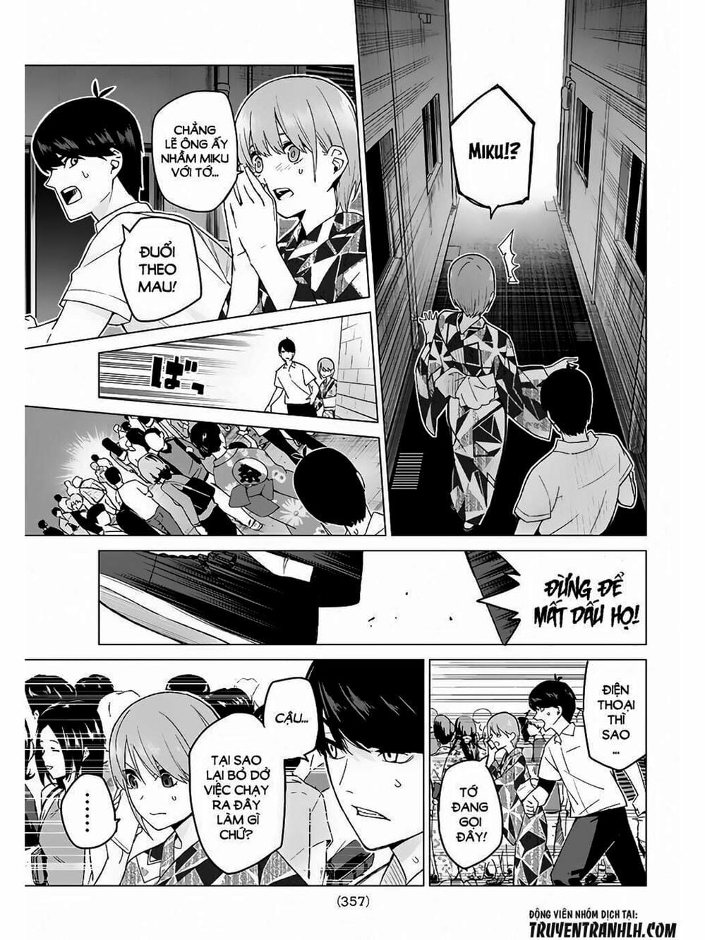 Truyện Tranh Nhà Có 5 Nàng Dâu - Gotoubun No Hanayome trang 6