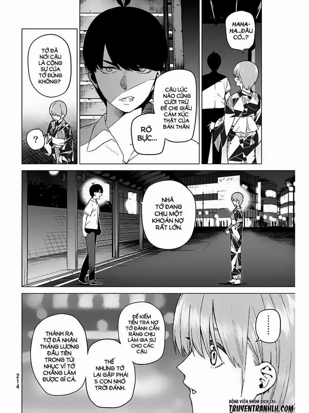 Truyện Tranh Nhà Có 5 Nàng Dâu - Gotoubun No Hanayome trang 6