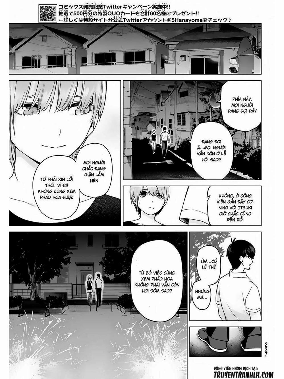 Truyện Tranh Nhà Có 5 Nàng Dâu - Gotoubun No Hanayome trang 6