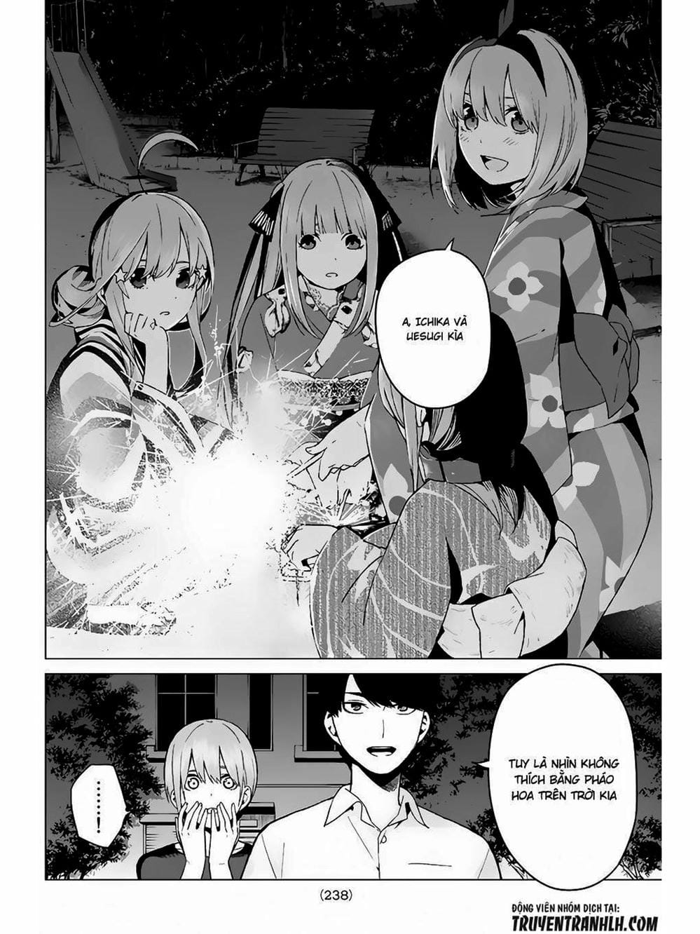 Truyện Tranh Nhà Có 5 Nàng Dâu - Gotoubun No Hanayome trang 6