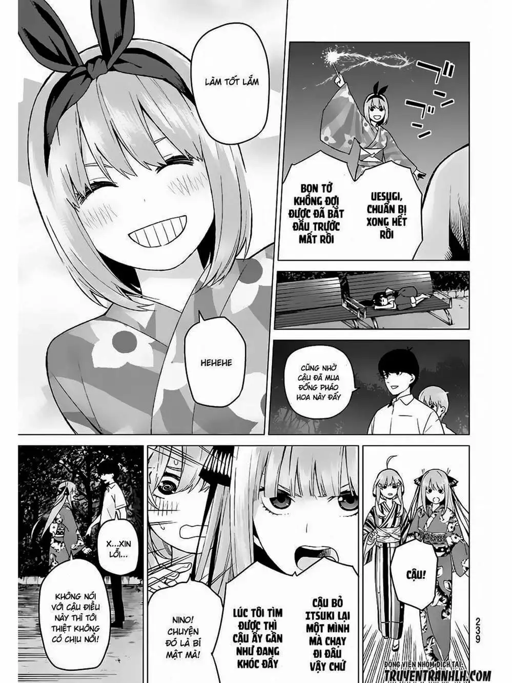 Truyện Tranh Nhà Có 5 Nàng Dâu - Gotoubun No Hanayome trang 6