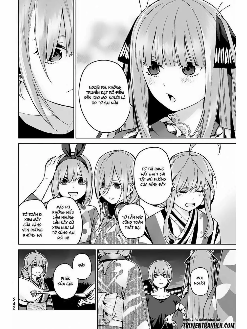 Truyện Tranh Nhà Có 5 Nàng Dâu - Gotoubun No Hanayome trang 6