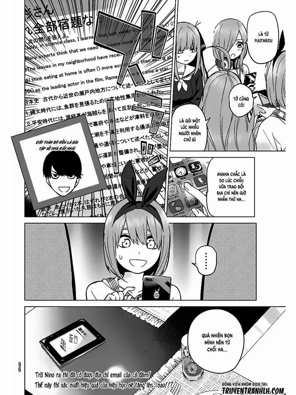 Truyện Tranh Nhà Có 5 Nàng Dâu - Gotoubun No Hanayome trang 6