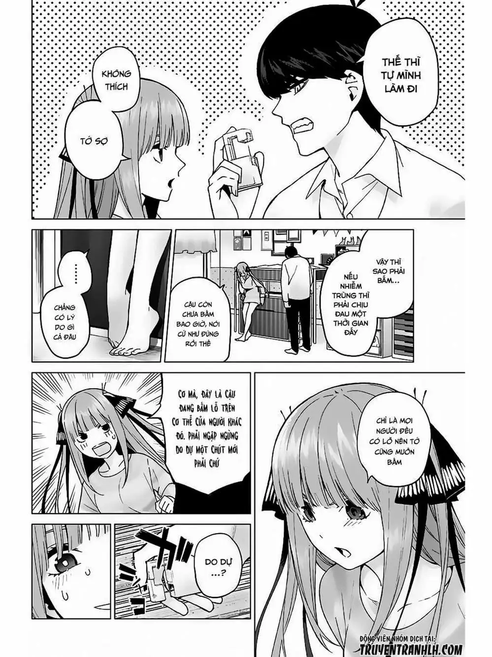 Truyện Tranh Nhà Có 5 Nàng Dâu - Gotoubun No Hanayome trang 6