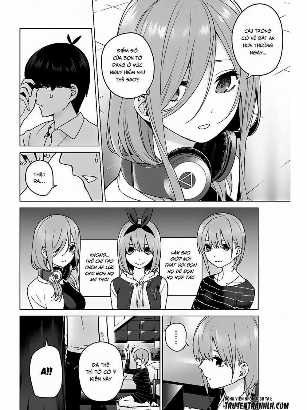 Truyện Tranh Nhà Có 5 Nàng Dâu - Gotoubun No Hanayome trang 6