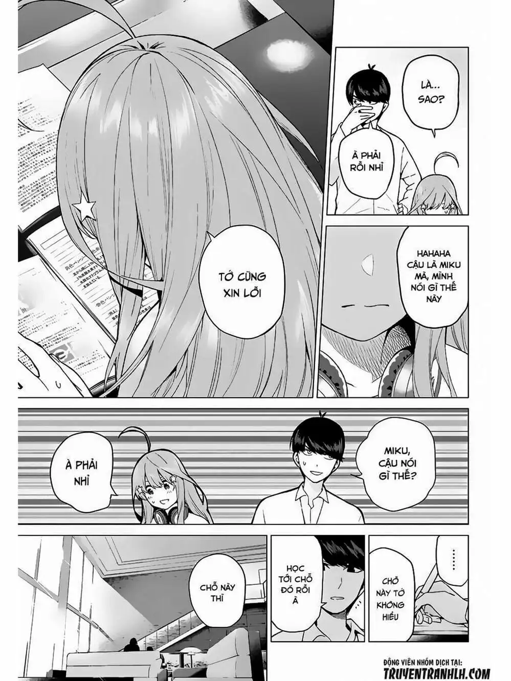 Truyện Tranh Nhà Có 5 Nàng Dâu - Gotoubun No Hanayome trang 6