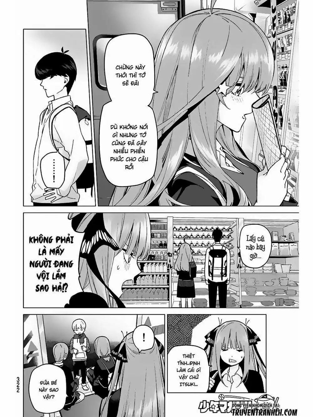 Truyện Tranh Nhà Có 5 Nàng Dâu - Gotoubun No Hanayome trang 6