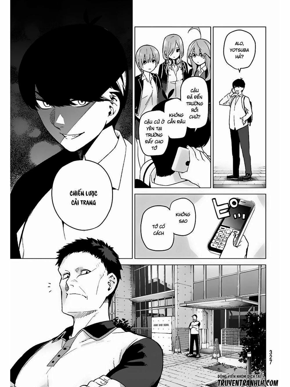 Truyện Tranh Nhà Có 5 Nàng Dâu - Gotoubun No Hanayome trang 6